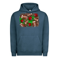 Pigment Midnight Navy american football helmet background Urban Hoodie - JahusDesignShop