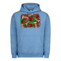 American Football Helmet Background Urban Hoodie | Teevron