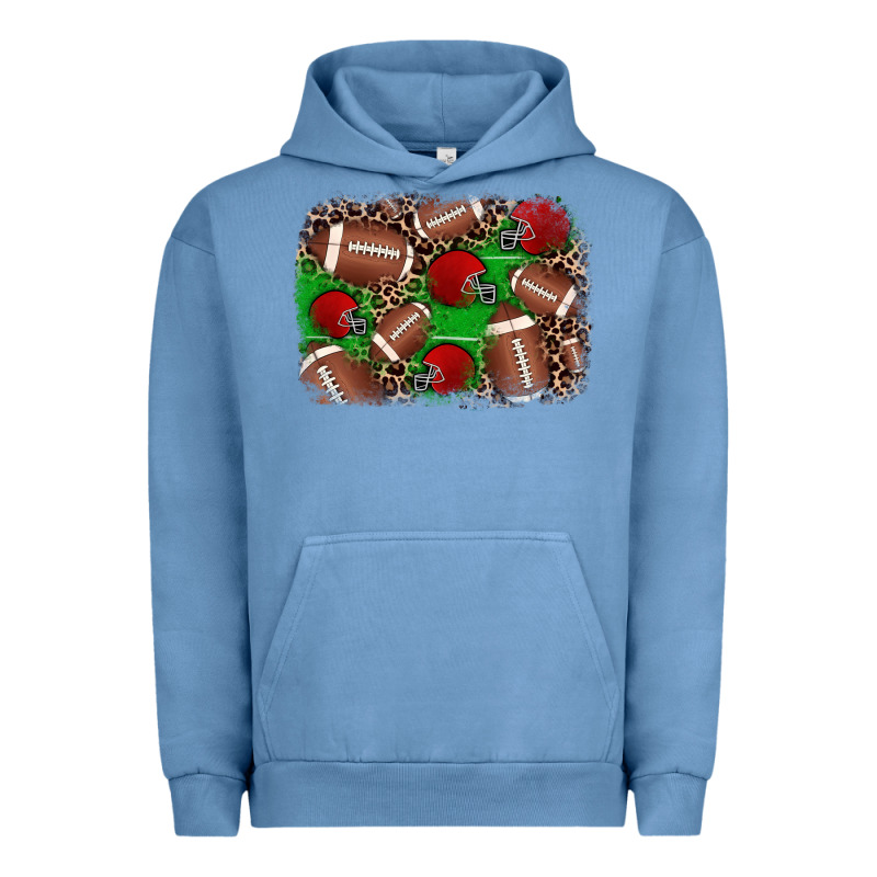 American Football Helmet Background Urban Hoodie by JahusDesignShop | Teevron