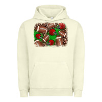 Pigment Pistachio american football helmet background Urban Hoodie - JahusDesignShop