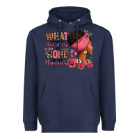 Navy What other think of me is none of my business afro Heavyweight Hoodie - RanaPortraitStore