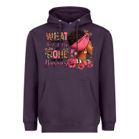 Plum What other think of me is none of my business afro Heavyweight Hoodie - RanaPortraitStore