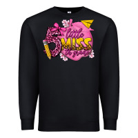 Black little miss 5th grade Premium Sweatshirt - texasbilliewilder