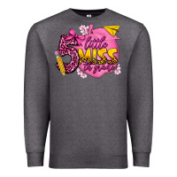 Charcoal Heather little miss 5th grade Premium Sweatshirt - texasbilliewilder