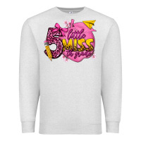 Oatmeal Heather little miss 5th grade Premium Sweatshirt - texasbilliewilder