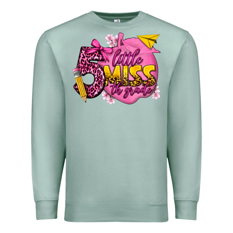 Little Miss 5th Grade Premium Sweatshirt by texasbilliewilder | Teevron