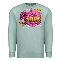 Seafoam little miss 5th grade Premium Sweatshirt - texasbilliewilder