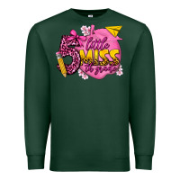 Sports Green little miss 5th grade Premium Sweatshirt - texasbilliewilder