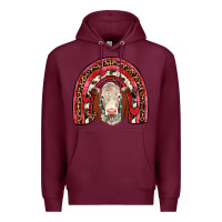 Burgundy valentines hereford rainbow Premium Hoodie - JahusDesignShop