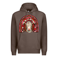 Coffee valentines hereford rainbow Premium Hoodie - JahusDesignShop