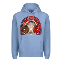 Valentines Hereford Rainbow Premium Hoodie | Teevron