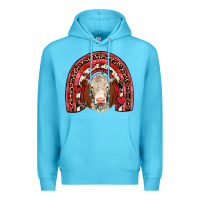 Ocean Blue valentines hereford rainbow Premium Hoodie - JahusDesignShop
