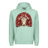 Seafoam valentines hereford rainbow Premium Hoodie - JahusDesignShop
