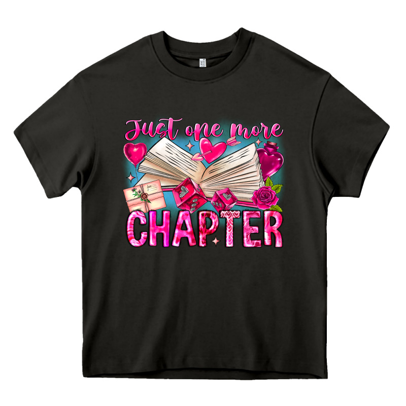 Just One More Chapter Heavy Core Tee by CowhideDigitalArt | Teevron