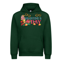 Forest Green valentines day sweet Urban Hoodie - AdoDesignShop