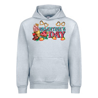 Heather Grey valentines day sweet Urban Hoodie - AdoDesignShop