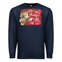 Navy valentine's day you moo ve me charolais cow Premium Sweatshirt - RanaPortraitStore