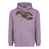 Lavender Mardi Gras Crawfish Heavyweight Hoodie - RanaPortraitStore