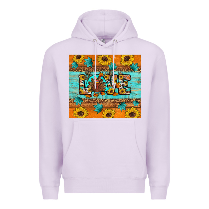 Sunflower Leopard Thanksgiving Love Premium Hoodie by Artiststas | Teevron