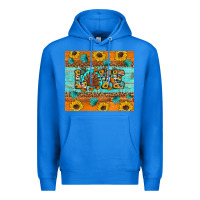 True Royal Sunflower Leopard Thanksgiving Love Premium Hoodie - Artiststas