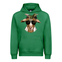 Emerald camouflage bandana goat Urban Hoodie - Jasminsmagicworld