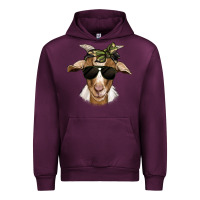 Mauve Wine camouflage bandana goat Urban Hoodie - Jasminsmagicworld