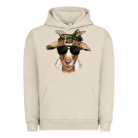 Pigment French Oak camouflage bandana goat Urban Hoodie - Jasminsmagicworld