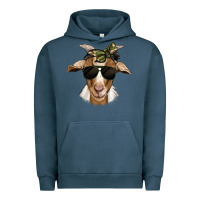 Pigment Midnight Navy camouflage bandana goat Urban Hoodie - Jasminsmagicworld
