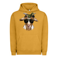 Pigment Peanut Butter camouflage bandana goat Urban Hoodie - Jasminsmagicworld