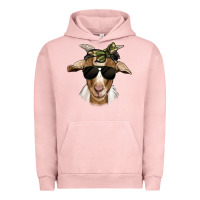 Pigment Salmon camouflage bandana goat Urban Hoodie - Jasminsmagicworld