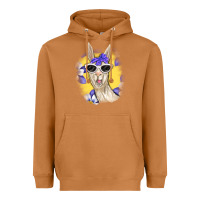 Meerkat Llama With Sunglasses Heavyweight Hoodie - RanaPortraitStore