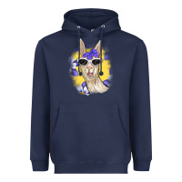 Llama With Sunglasses Heavyweight Hoodie | Teevron