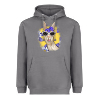 Storm Llama With Sunglasses Heavyweight Hoodie - RanaPortraitStore