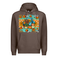 Coffee Thanksgiving Truck With Turkey Premium Hoodie - Artiststas