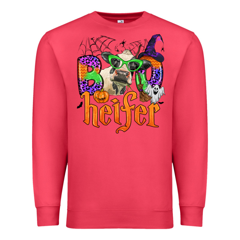 Boo Heifer Premium Sweatshirt by Zillion Design Studio | Teevron