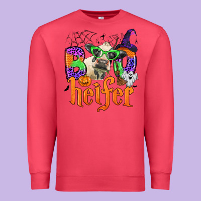 Boo Heifer Premium Sweatshirt Designed By Zillion Design Studio