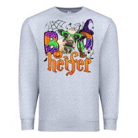 Heather Grey boo heifer Premium Sweatshirt - Zillion Design Studio