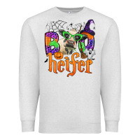Oatmeal Heather boo heifer Premium Sweatshirt - Zillion Design Studio
