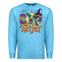 Ocean Blue boo heifer Premium Sweatshirt - Zillion Design Studio