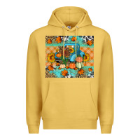 Antique Gold Thanksgiving Truck With Turkey Premium Hoodie - Artiststas