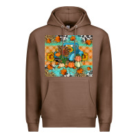 Chestnut Thanksgiving Truck With Turkey Premium Hoodie - Artiststas
