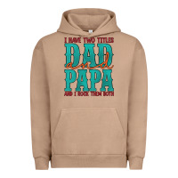 Pigment Burro i have two titles dad and papa and i rock them both Urban Hoodie - Artiststas