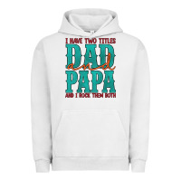 Pigment Lunar Rock i have two titles dad and papa and i rock them both Urban Hoodie - Artiststas