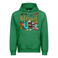 Emerald blessed nurse Urban Hoodie - BundleAndBundleShop