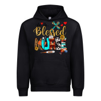 Foreset Green blessed nurse Urban Hoodie - BundleAndBundleShop