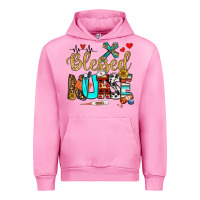 Fuchsia Pink blessed nurse Urban Hoodie - BundleAndBundleShop