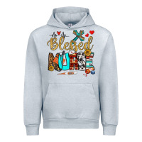 Heather Grey blessed nurse Urban Hoodie - BundleAndBundleShop