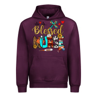Mauve Wine blessed nurse Urban Hoodie - BundleAndBundleShop