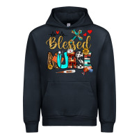 Navy blessed nurse Urban Hoodie - BundleAndBundleShop