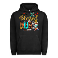 Pigment Black blessed nurse Urban Hoodie - BundleAndBundleShop